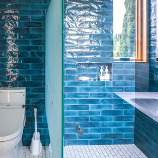 75 Beautiful Purple Bathroom Pictures Ideas Houzz Purple Bathroom Pictures Ideas