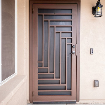 Contemporary Jazz Iron Security Door
