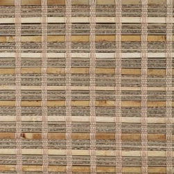 Blinds.com Signature Woven Wood Shades in Rosario Soft Reeds - Roman Shades
