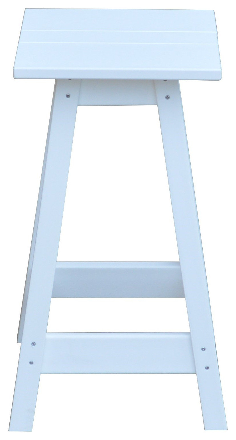 Poly Lumber Bar Stool, Counter Height - Contemporary - Outdoor Bar ...