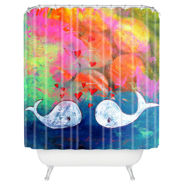 Sophia Buddenhagen I Whale Always Love You Shower Curtain