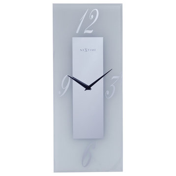 Dali, Frosted Glass Wall Clock, Rectangular