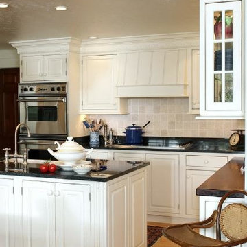 Plain & Fancy Cabinetry: Arctic Distressed White