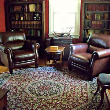 Oriental Rug for Study in renovated Doylestown, PA (Bucks County) Townhome