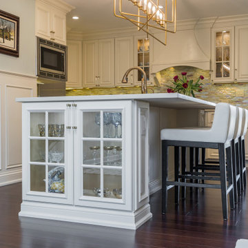 Painted White Kitchen Cabinets