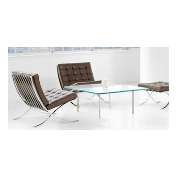 Modern Coffee Tables with Lucite Acrylic Legs