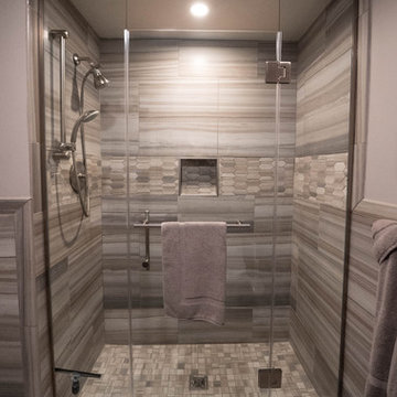Modern, Sleek bathroom