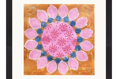JUMBO Sunflower Art 19x19 SOLD!