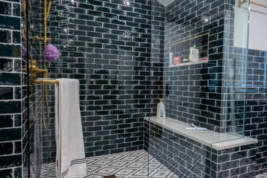 Inspiration for a transitional bathroom remodel in Cincinnati