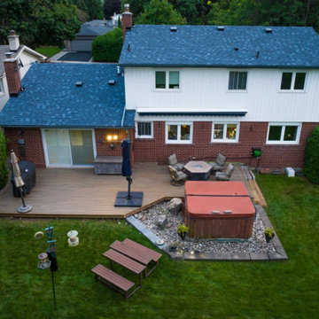Unique Deck Replacement Using Innovative Tanzite Stone
