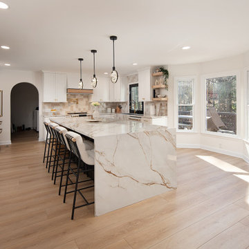 Transitional Kitchen & Bar Design Charlotte, NC