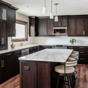 Wycliffe Contemporary Transitional Kitchen Remodel