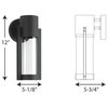 Z-1030 Collection 1-Light LED Small Wall Lantern, Black