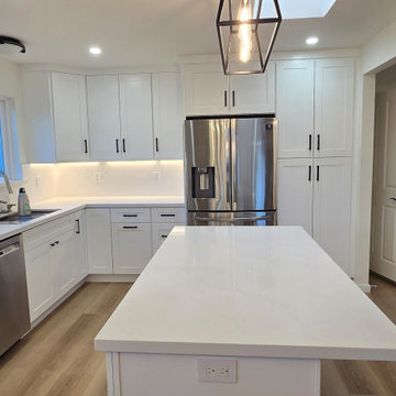 Santa Clara Bathroom Remodel & Kitchen Relocation