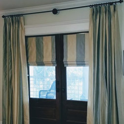 Flat and Hobbled Roman Shades - Products