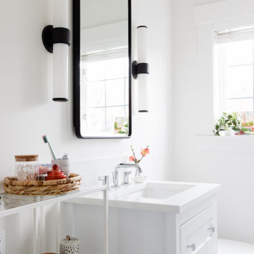 Coastal Blues Small Bathroom