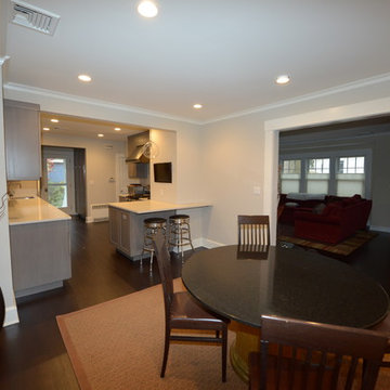 Modern Quartz Open Plan Kitchen