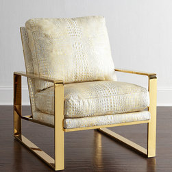 Bernhardt Dascha Leather Chair - Armchairs And Accent Chairs