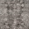 Machine Made Traditional Vintage Faded Lace Rug, 8'x10', Gray