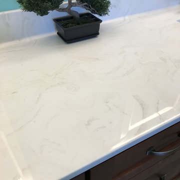 Waypoint and Contractors Choice Cabinetry- 650F Painted Silk Kitchen