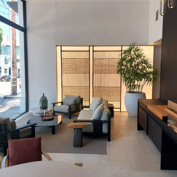 Venetian plaster, Poliform showroom