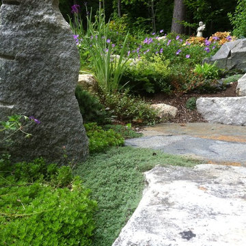 Aged Granite Steps and Goshen Stone Landings