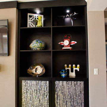 Built-Ins with Reclaimed Wood