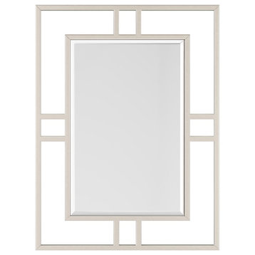 Miseno MM-105-M30 Brenlyn 30" W x 40" H Framed Bathroom Mirror - Brushed Nickel