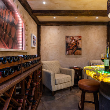 Gold Midwest Home Design Award & Coty Award Winning Wine Cellar & Tasting Room