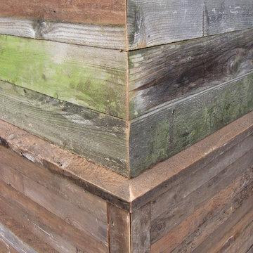 Recycled cedar garden shed