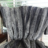 Plutus Cuddle Charcoal Fringe Handmade Blanket, 70"x90"