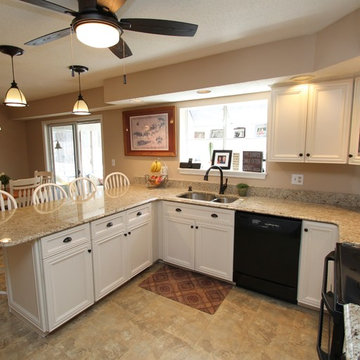 Transitional Kitchen in White Laminate from Westminster, Maryland
