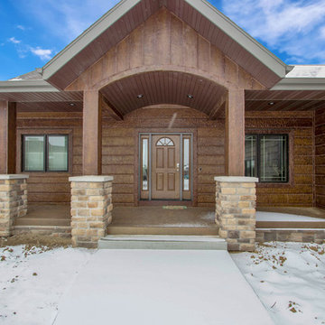 Concrete Log Siding Homes