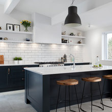 Black Cabinetry Kitchen