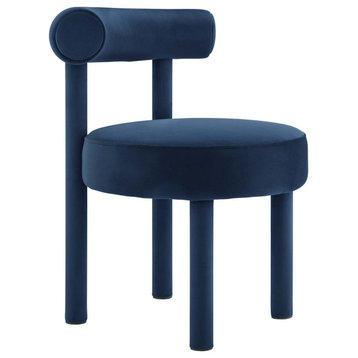 MODWAY Toulouse Performance Velvet Dining Chair