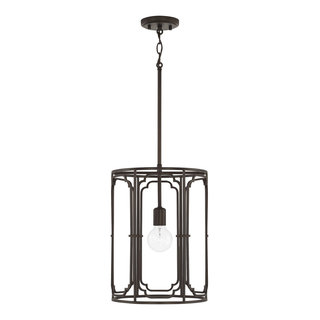 Capital Lighting Merrick 1-Light Pendant, Old Bronze - Industrial ...