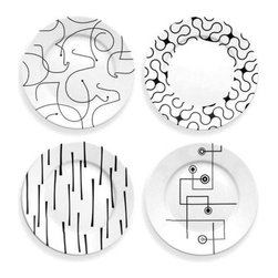 In The Mix Dinner Plate Set by notNeutral - Tabletop