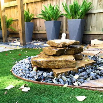 Custom Flagstone Water Feature