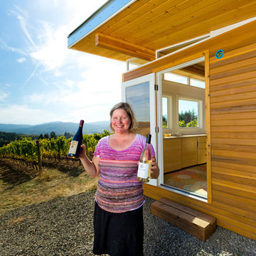 Modern-Shed vineyard office