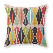Society6 Mcm Diamond, Throw Pillow, Indoor Cover, 20"x20"