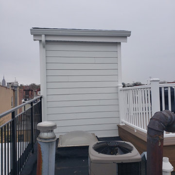 New Roof Deck, Kitchen and Bathroom Remodel on Garden Street in Hoboken