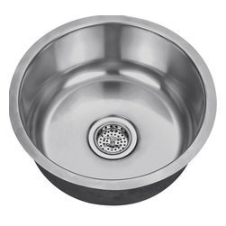 Miseno - Miseno MSS17C 16-1/4" Circular Undermount Stainless Steel Bar / - Kitchen Sinks