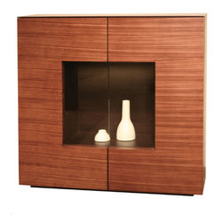 Savannah Cabinet With Glass Doors By Furniture Resource - Wine Racks