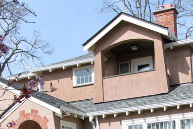 Inspiration for an eclectic exterior home remodel in Vancouver