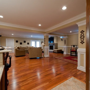 A Home in the Basement Adds Space for Family in Ashburn, Virginia