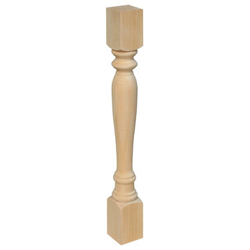 Legacy Cabinet Post, Basswood 3.75"x3.75"x35.5"