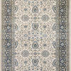 Yazd 2803-190 Area Rug, Ivory And Gray, 2'x7'7" Runner