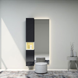 Dressing Unit in Indigo Blue Gloss Finish Supplied by Inspired Elements - Dressing Tables