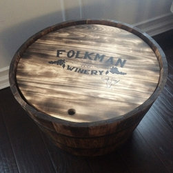 Barrel table - Wine And Bar Cabinets
