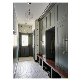 Mudroom Lockers - Transitional - Entry - Chicago - by Great Rooms ...